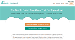 Desktop Screenshot of clockinportal.com